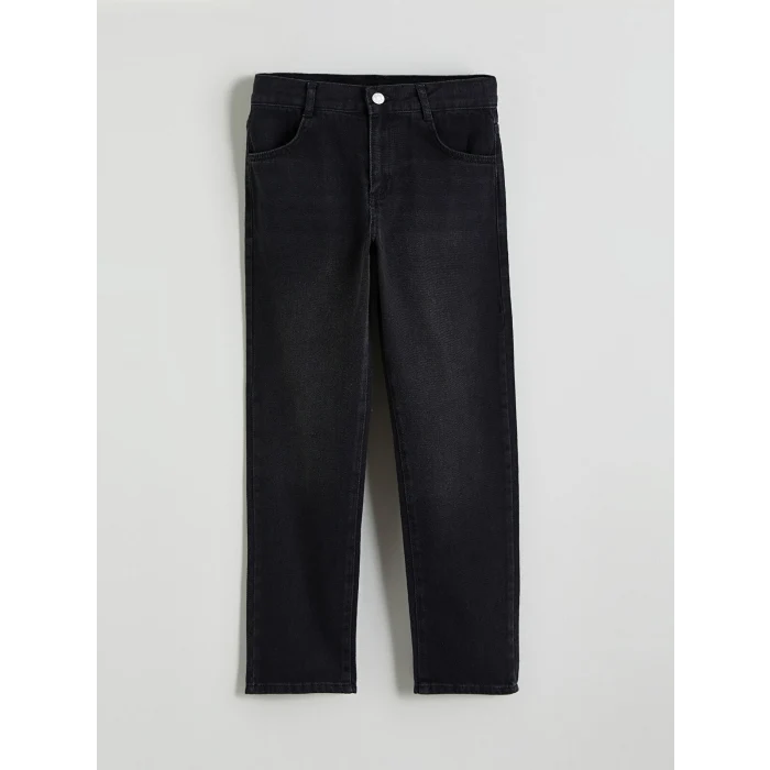 LCW Kids Siyah Regular Fit Erkek Çocuk Jean Pantolon