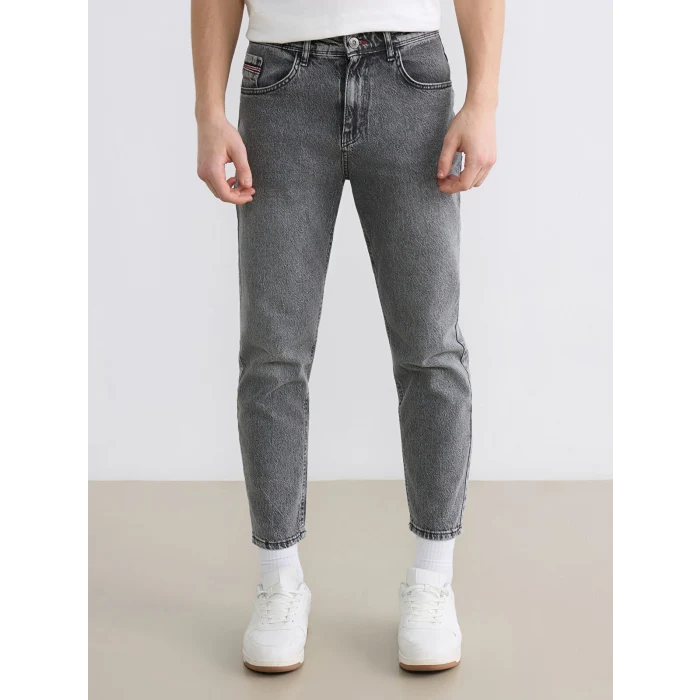 LCW Jeans Antrasit 710 Loose Fit Erkek Jean Pantolon