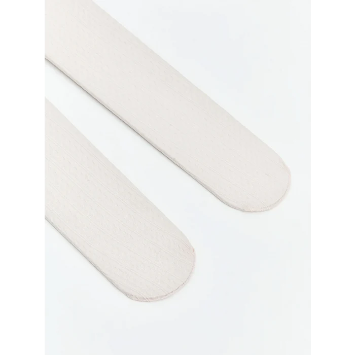 LCW baby Ekru Beli Lastikli Kız Bebek Külotlu Çorap 3lü