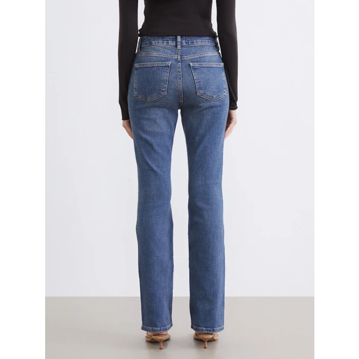 LCW Jeans İndigo Flare Kadın Jean Pantolon