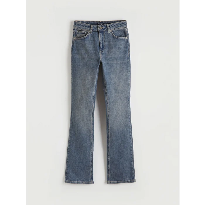 LCW Jeans İndigo Flare Kadın Jean Pantolon