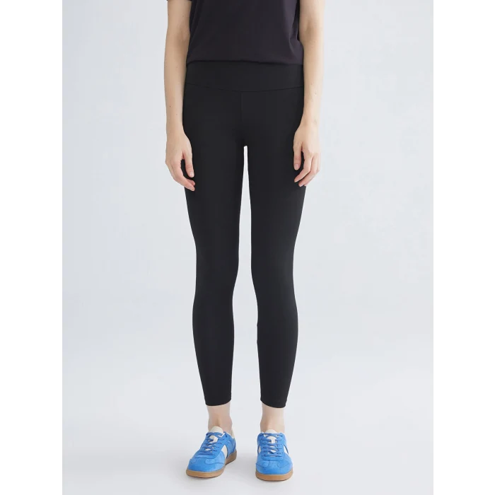 KOOR SPORT Siyah Yüksek Bel Toparlayıcı Kadın Spor Tayt