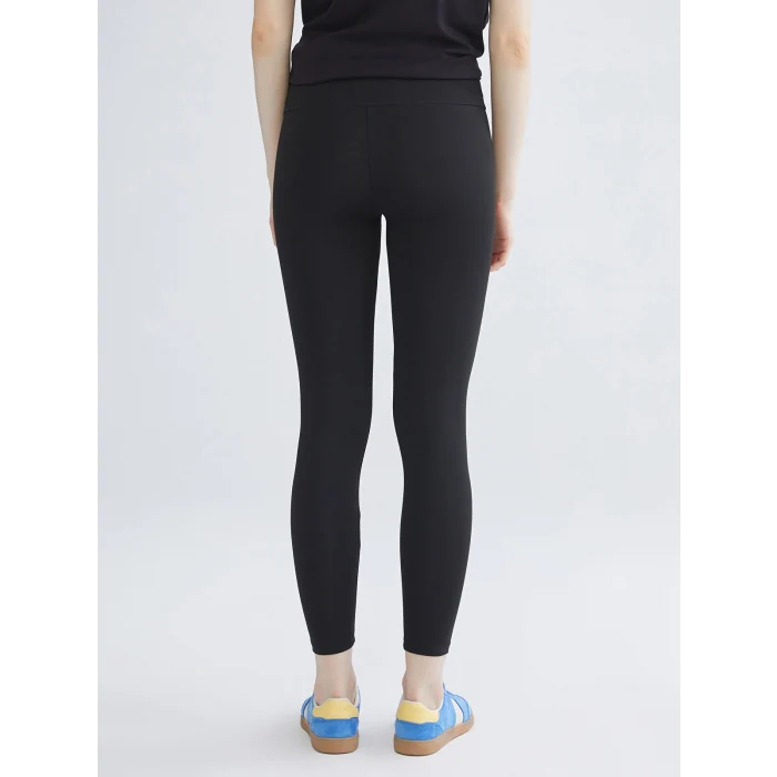 KOOR SPORT Siyah Yüksek Bel Toparlayıcı Kadın Spor Tayt