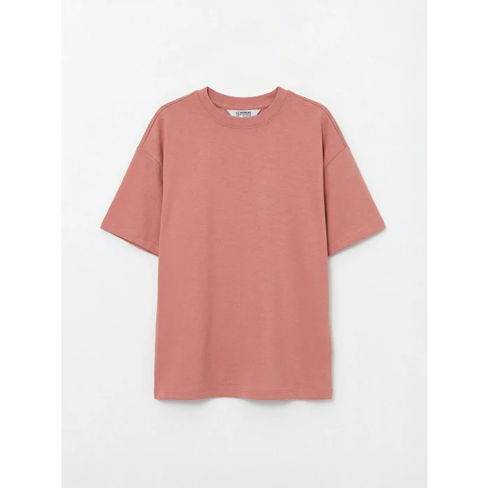 LCW Kids Pembe Kız Çocuk Kısa Kollu Soft Touch Tişört ve Tayt