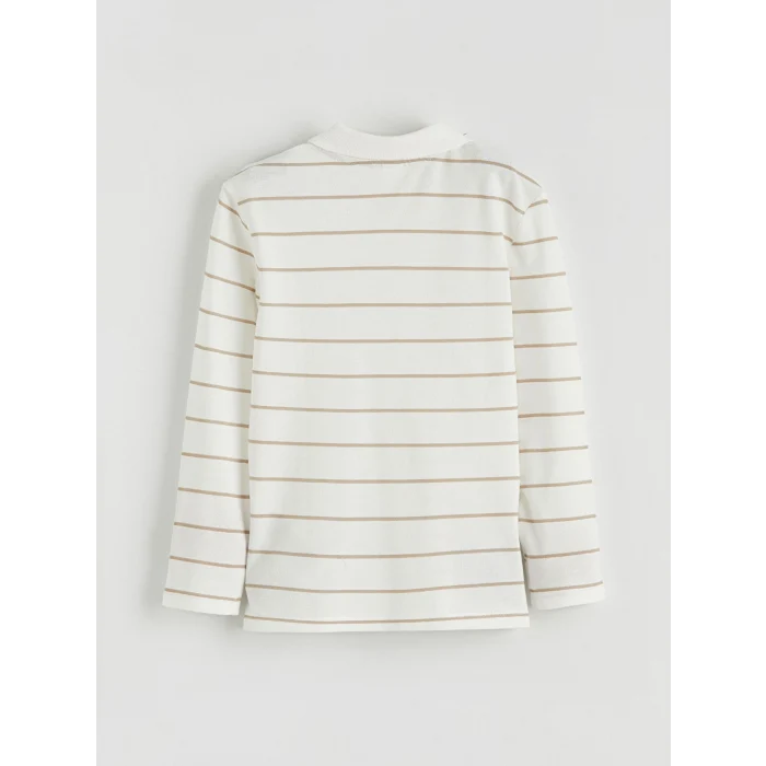 LCW Kids Ekru Polo Yaka Erkek Çocuk Tişört ve Pantolon