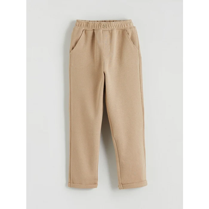 LCW Kids Ekru Polo Yaka Erkek Çocuk Tişört ve Pantolon