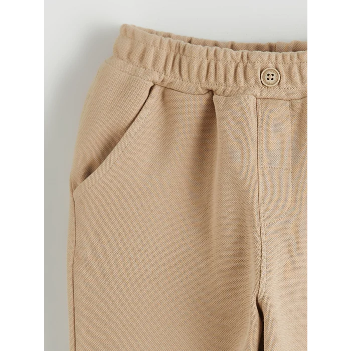 LCW Kids Ekru Polo Yaka Erkek Çocuk Tişört ve Pantolon