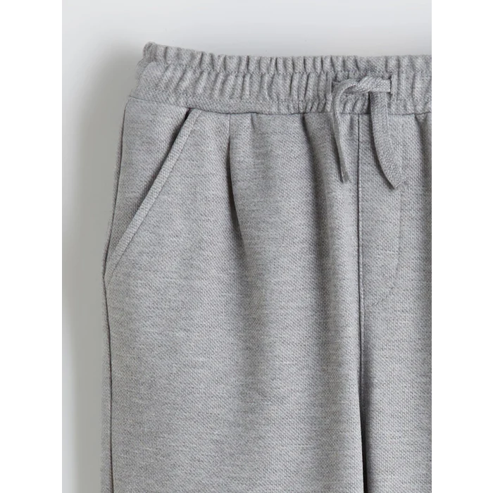 LCW Kids Gri Beli Lastikli Erkek Çocuk Pantolon