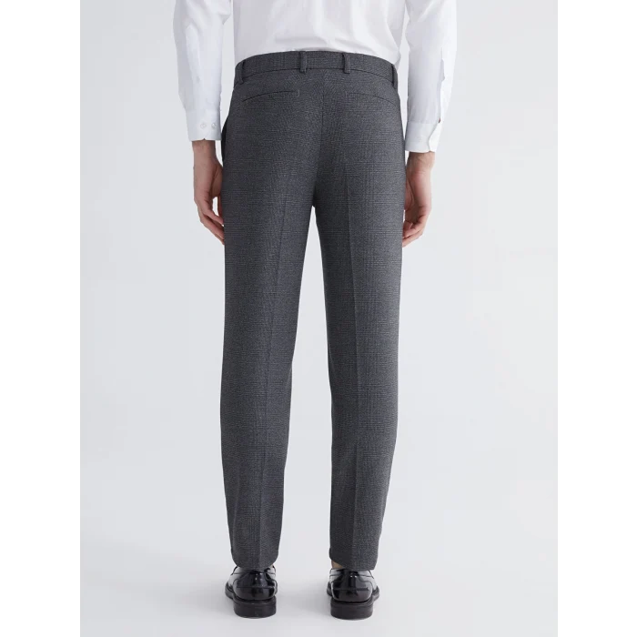 SOUTHBLUE Antrasit Standart Kalıp Ekose Erkek Pantolon