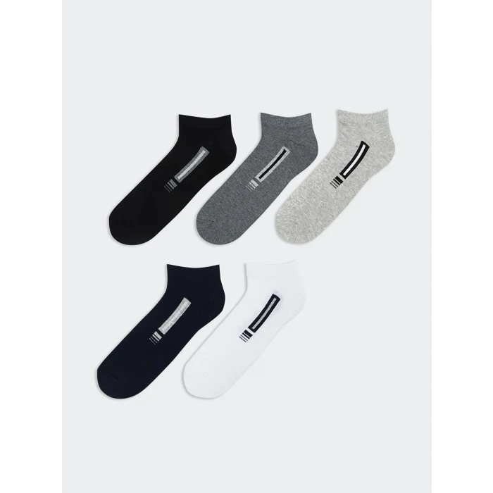 LCW ACCESSORIES Karışık Desenli Erkek Patik Çorap 5li
