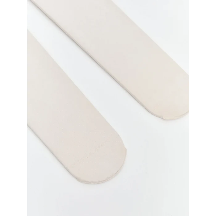 LCW baby Ekru Basic İnce Kız Bebek Külotlu Çorap 2li