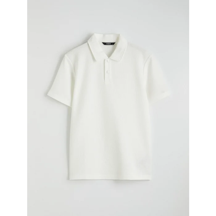 XSIDE Ekru Polo Yaka Erkek Tişört