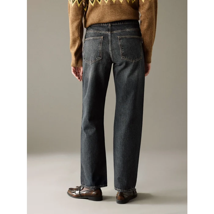 LCW Jeans Siyah Boyfriend Fit Kadın Jean Pantolon