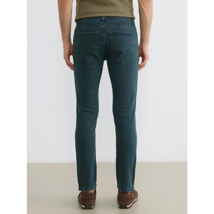 LCW Jeans Yeşil 750 Slim Fit Erkek Jean Pantolon
