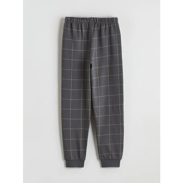 LCW Kids Yeşil New York Baskılı Erkek Çocuk Pijama Takımı