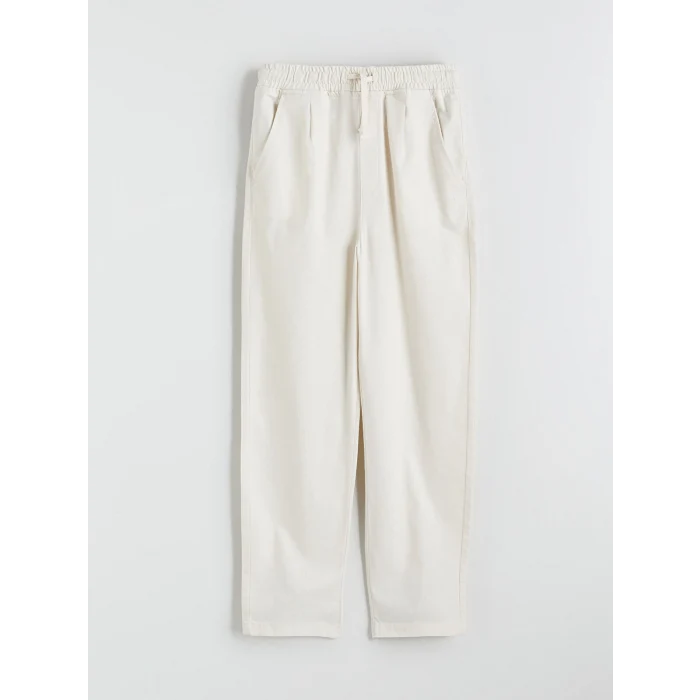 LCW Kids Bej Beli Lastikli Erkek Çocuk Pantolon