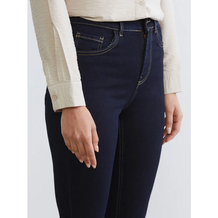 LCW Comfort İndigo Süper Skinny Fit Kadın Jean Pantolon