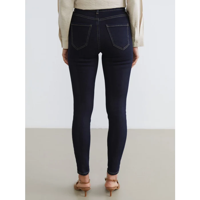 LCW Comfort İndigo Süper Skinny Fit Kadın Jean Pantolon
