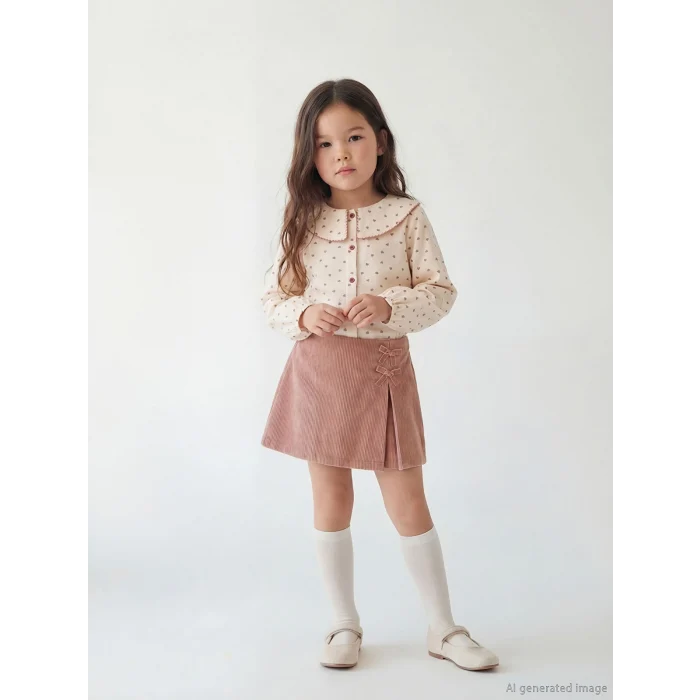 LCW Kids Ekru Bebe Yaka Kız Çocuk 3lü Takım