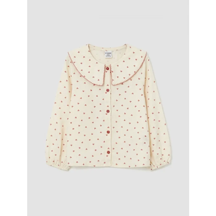 LCW Kids Ekru Bebe Yaka Kız Çocuk 3lü Takım