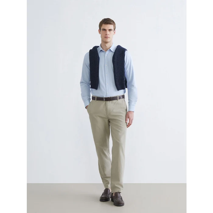 SOUTHBLUE Mavi Regular Fit Uzun Kollu Erkek Oduncu Gömlek