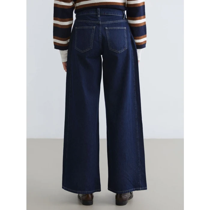 LCW Jeans İndigo Wideleg Kadın Jean Pantolon