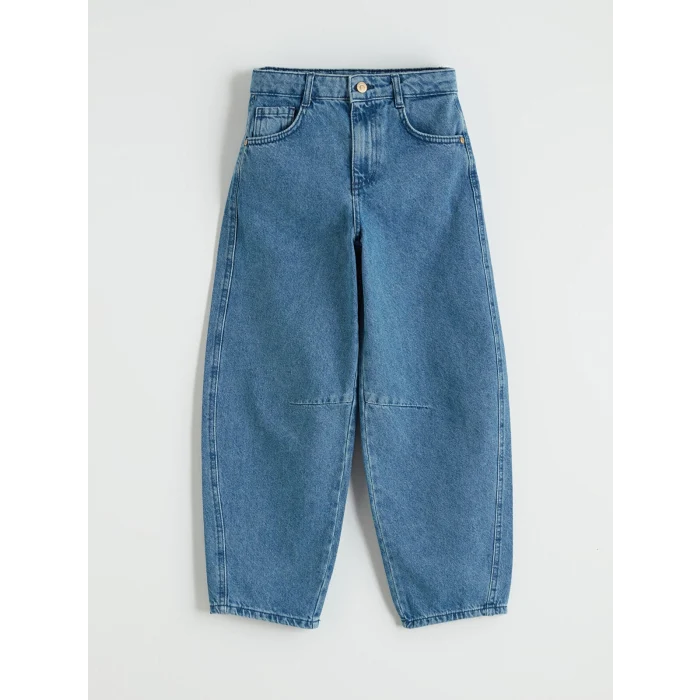 LCW Kids Mavi Loose Fit Kız Çocuk Jean Pantolon