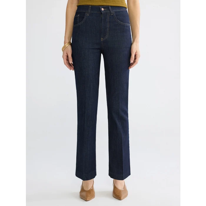 LCW Jeans İndigo Flare Kadın Jean Pantolon