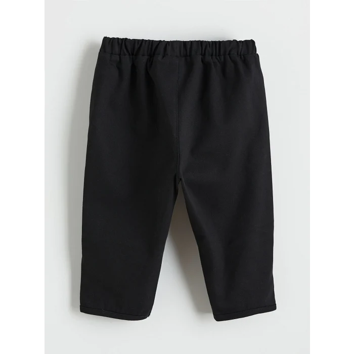 LCW baby Siyah Hakim Yaka Ekose Erkek Bebek Gömlek ve Pantolon