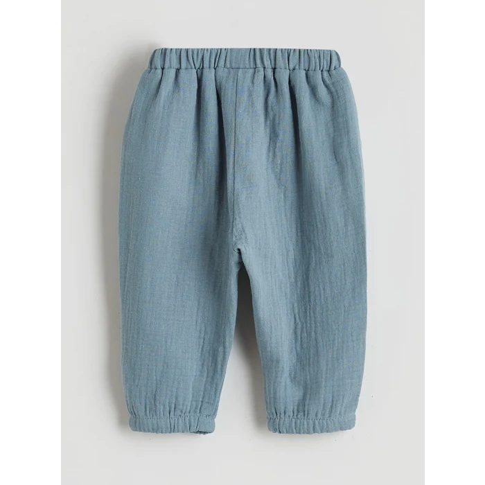 LCW baby Bej Erkek Bebek Müslin Gömlek ve Pantolon