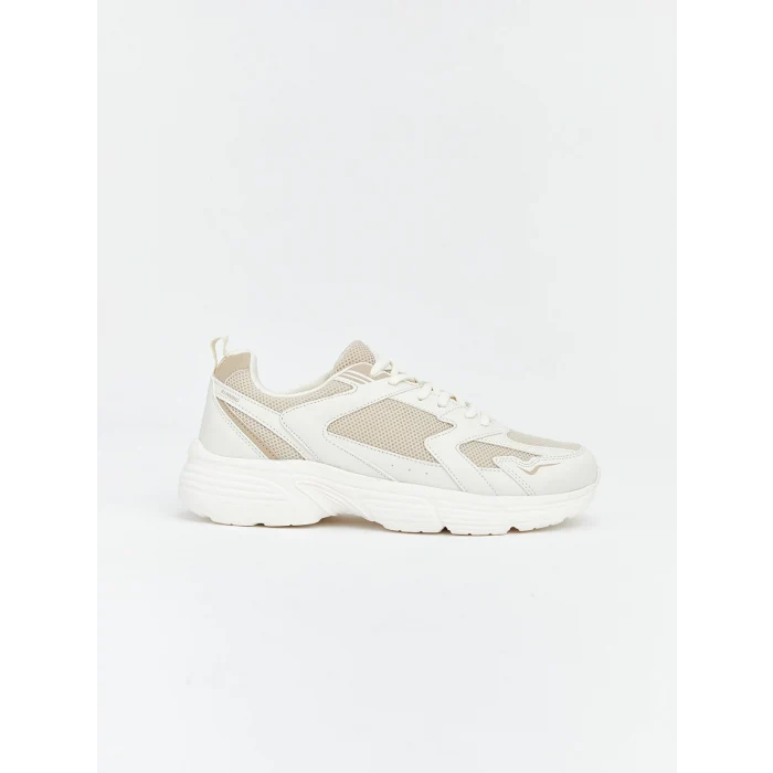 LCW STEPS Bej Bağcıklı Kadın Spor Ayakkabı