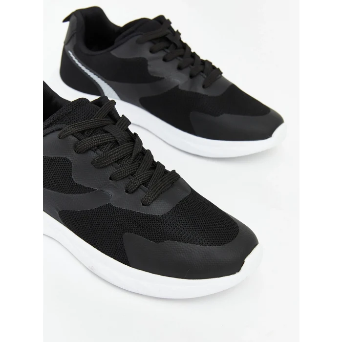 LCW STEPS Siyah Bağcıklı Kadın Spor Ayakkabı