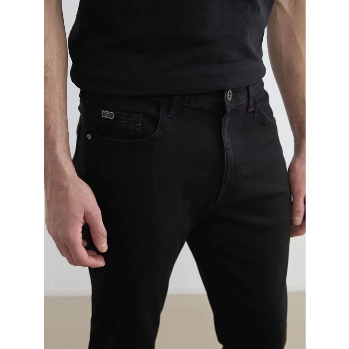 LCW Jeans Siyah 750 Slim Fit Erkek Jean Pantolon