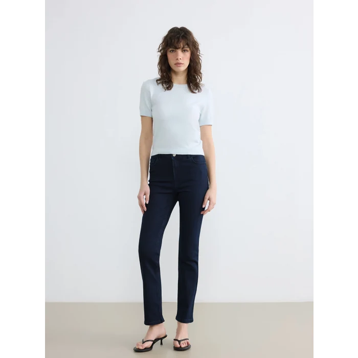 LCWAIKIKI Classic Siyah Slim Fit Kadın Jean Pantolon