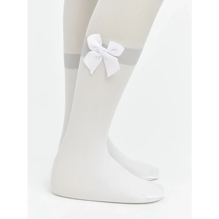 LCW Kids Siyah Fiyonk Detaylı Kız Çocuk İnce Külotlu Çorap 2li