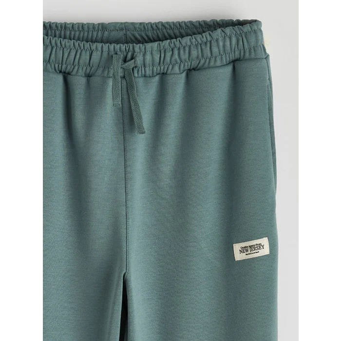 LCW Kids Yeşil Beli Lastikli Erkek Çocuk Jogger Eşofman Altı