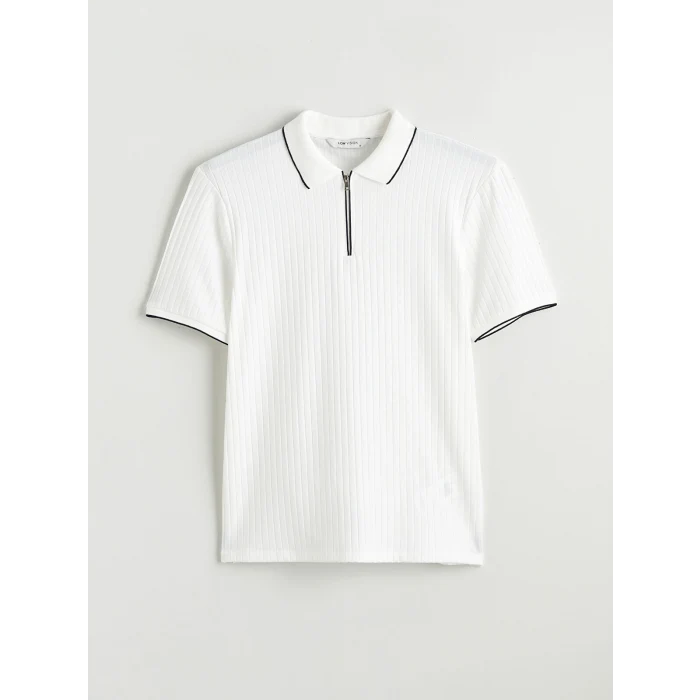 LCW Vision Ekru Polo Yaka Erkek Tişört