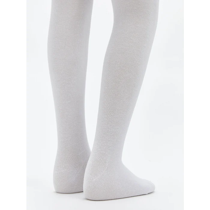 LCW Kids Beyaz Basic Kız Çocuk Külotlu Çorap 2li