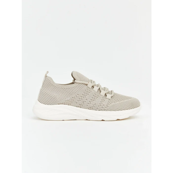 LCW STEPS Bej Bağcıklı Kadın Spor Ayakkabı