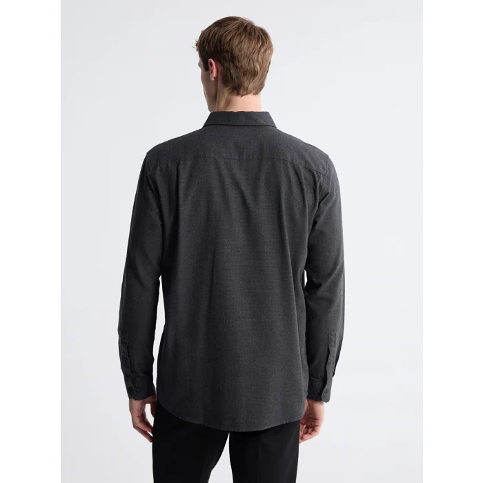 SOUTHBLUE Antrasit Regular Fit Uzun Kollu Erkek Oduncu Gömlek