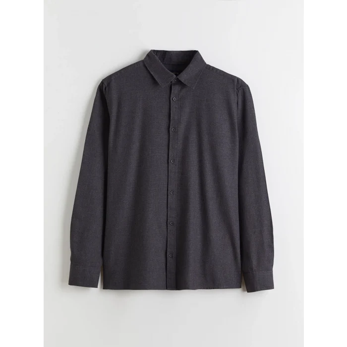 SOUTHBLUE Antrasit Regular Fit Uzun Kollu Erkek Oduncu Gömlek