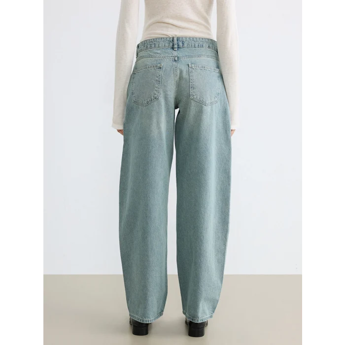 LCW Jeans İndigo Balloon Fit Kadın Jean Pantolon