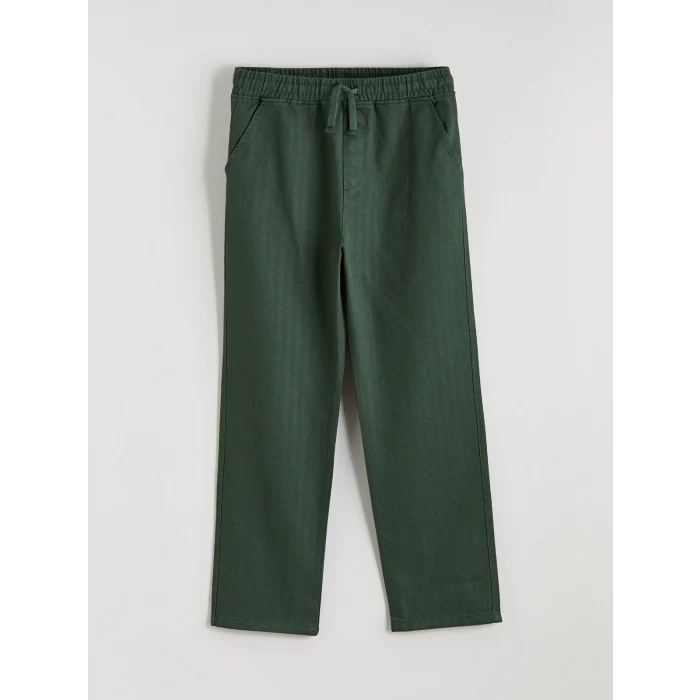 LCW Kids Yeşil Beli Lastikli Erkek Çocuk Pantolon