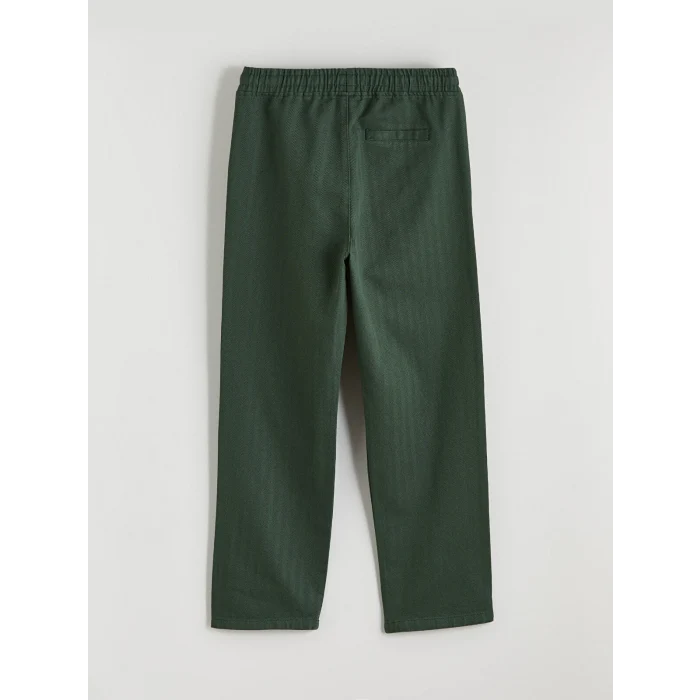 LCW Kids Yeşil Beli Lastikli Erkek Çocuk Pantolon