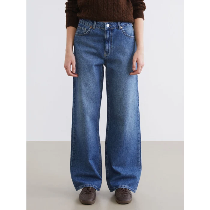 XSIDE Mavi Wideleg Kadın Jean Pantolon