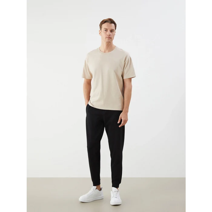 LCWAIKIKI Classic Siyah Basic Erkek Jogger Eşofman Altı