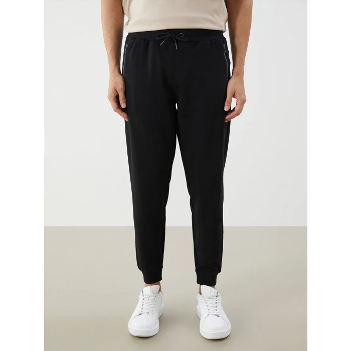 LCWAIKIKI Classic Siyah Basic Erkek Jogger Eşofman Altı
