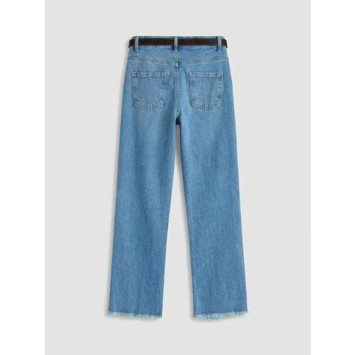 LCW Kids İndigo Slim Fit Kız Çocuk Jean Pantolon