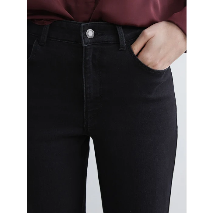 LCW Jeans Siyah Jüpiter Süper Skinny Fit Kadın Jean Pantolon