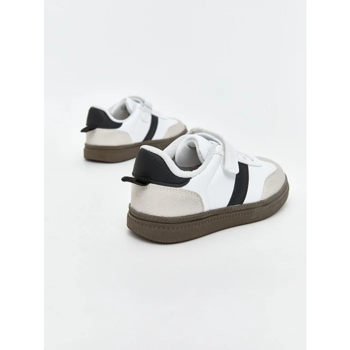 LCW STEPS Beyaz Bağcık ve Cırt Cırtlı Erkek Bebek Spor Ayakkabı